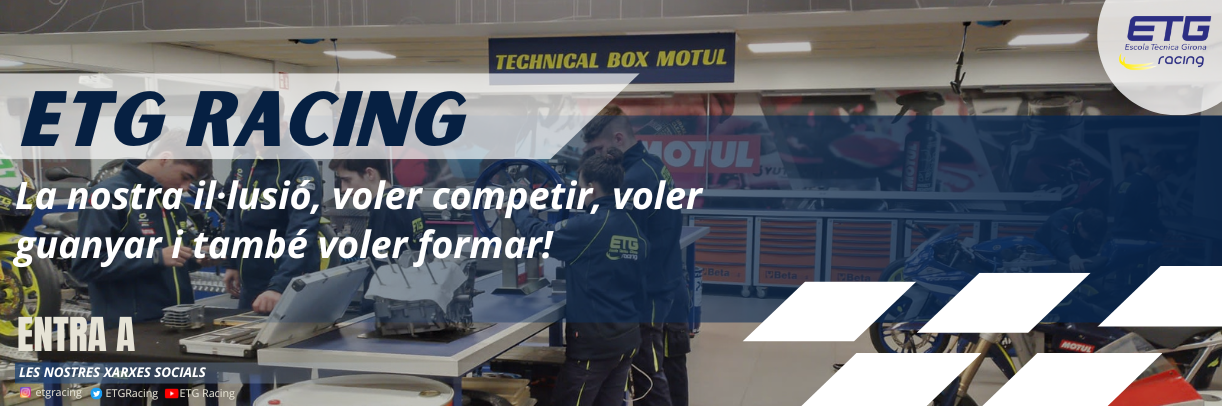 ETG Racing : escola i escuderia Tècnic especialista en Mecànica de Competició