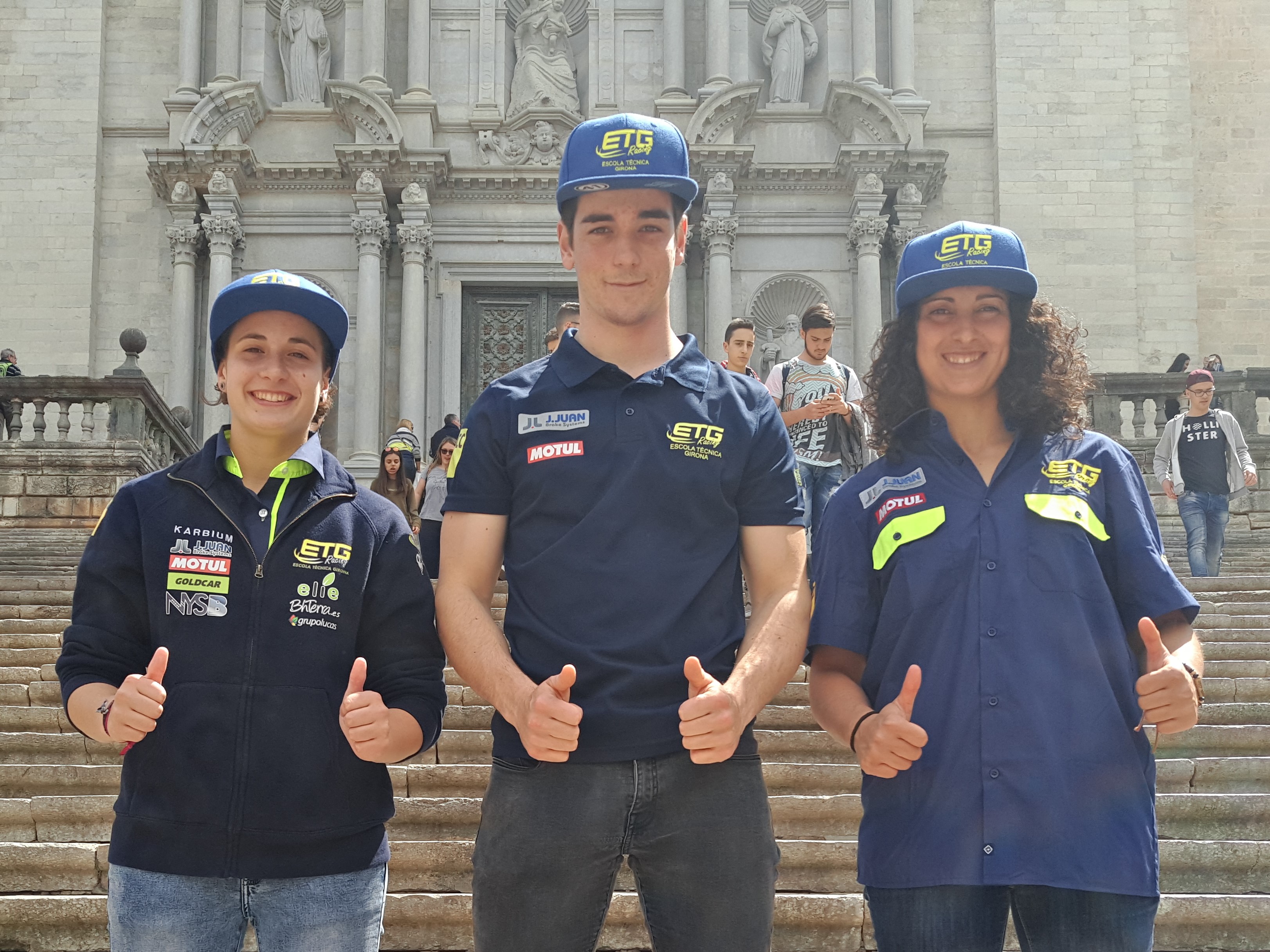 Presentación del equipo gerundense de motociclismo, ETG Racing, a la Diputación de Girona
