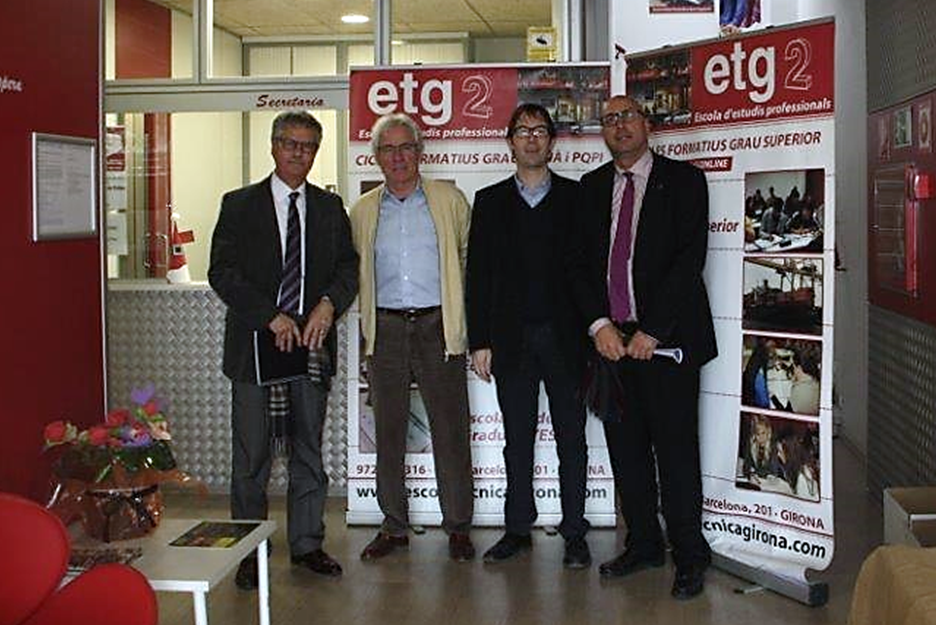 El delegat del Govern visita l'Escola Tècnica Girona