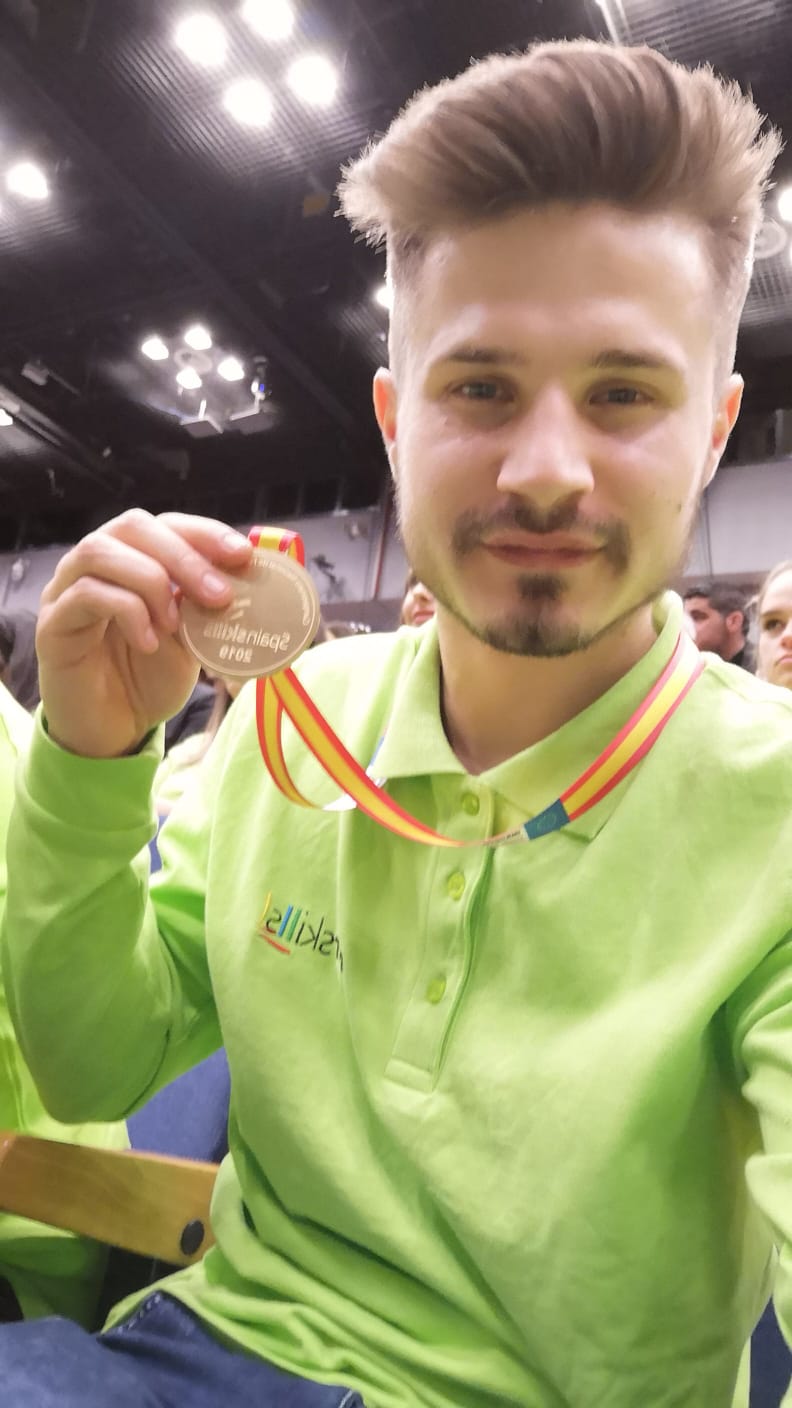 Gabriel Tudor guanya la medalla d'or en l'SpainSkills 2019!