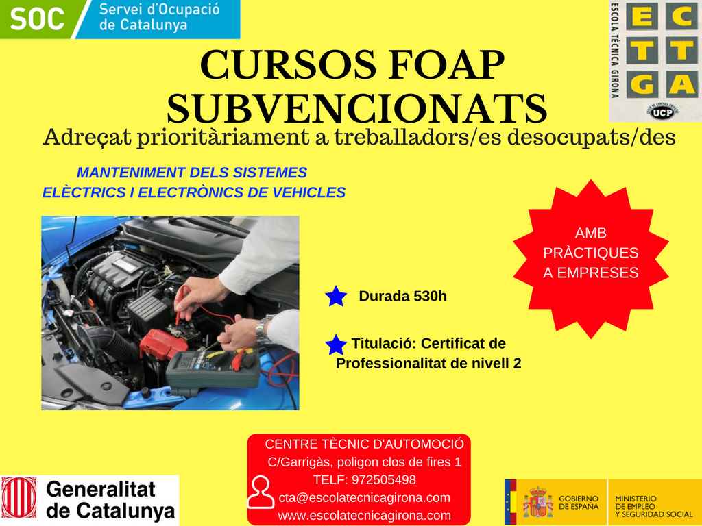 Cursos FOAP subvencionats FIGUERES